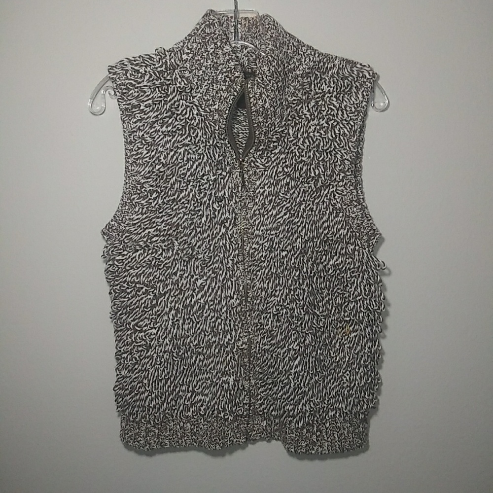 Era Era Looped Yarn Sweater Vest Size S